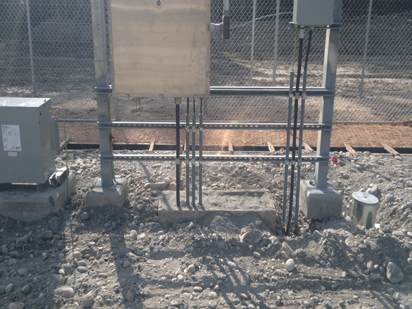 Ingenier&iacute;a el&eacute;ctrica tablero de iluminaci&oacute;n perimetral